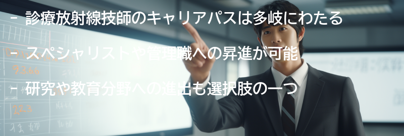 診療放射線技師のキャリアパスの要点まとめ