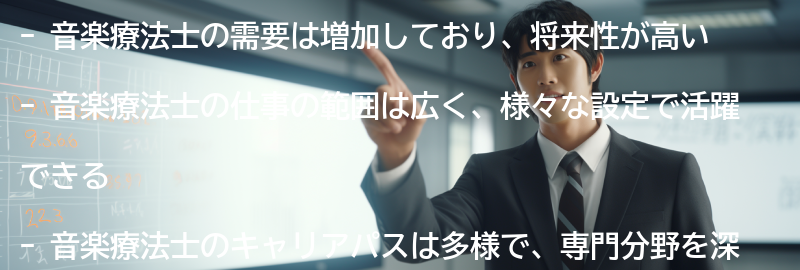 音楽療法士の将来性と市場需要の要点まとめ