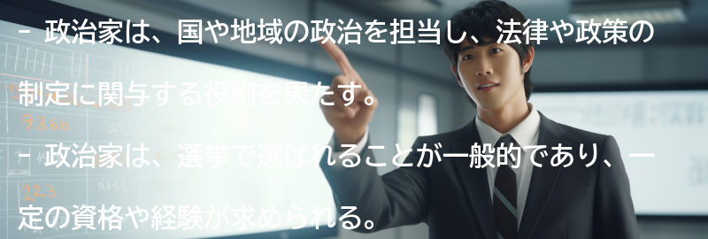 政治家とは何をする人なのか？の要点まとめ