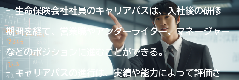 生命保険会社社員のキャリアパスの要点まとめ