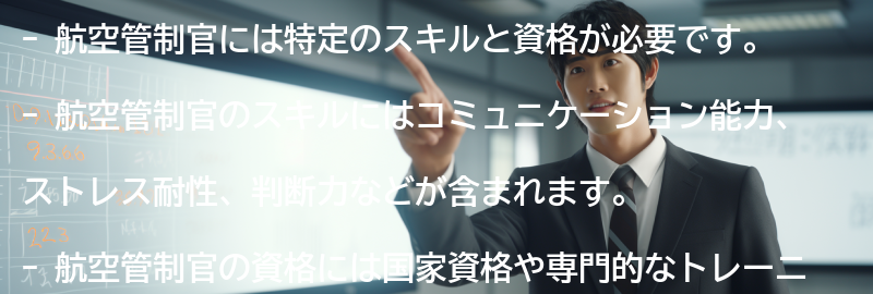 航空管制官に必要なスキルと資格の要点まとめ