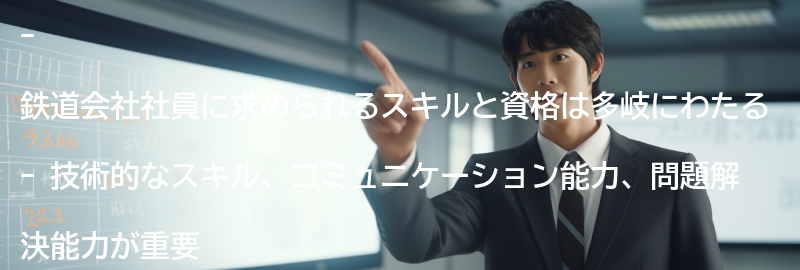 鉄道会社社員に求められるスキルと資格の要点まとめ