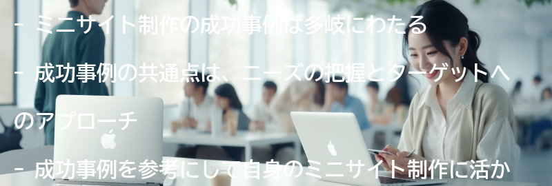 ミニサイト制作の成功事例の要点まとめ