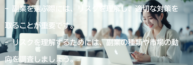 副業のリスクを理解し、適切な対策を取るの要点まとめ