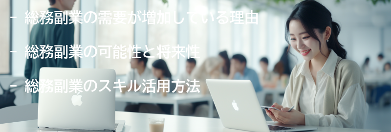 総務副業の将来性と可能性についての考察の要点まとめ