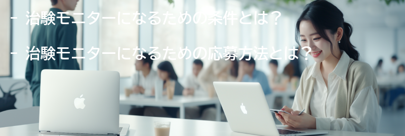 治験モニターになるための条件と応募方法の要点まとめ